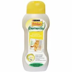 NO-NAME Shampoing Chat PH Neutre 250ml Aux Extraits D'herbes - Friskies Elementia Purina - Jaune