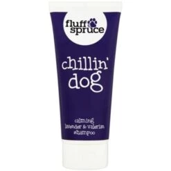 BOB MARTIN Shampoing Chien "Chillin' Dog" 200ml - Lavande & Valériane - Fluff & Spruce - Bleu