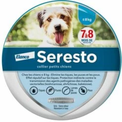 Collier Seresto Anti-puces Et Tiques Pour Chien Chiens < 8 Kg - Unité