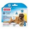 BEAPHAR Dimethicare, Pipettes Stop Parasites Pour Grand Chien (> 30 Kg) - 6 X 4,5 Ml