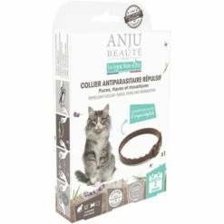 ANJU BEAUTÉ Collier Antiparasitaires Répulsifs Chats Anju