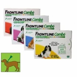 FrontLine Combo Antiparasitaires Pour Chien Désignation : FrontLine Combo | Conditionnement : 6 Pipettes De 4.02 Ml | Type De Chien : FrontLine Combo Merial 216