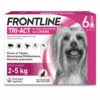 Frontline Tri-Act Anti Parasitaire Spot On Pour Chien 2 à 5 Kg (6 Pipettes 0.5ml)