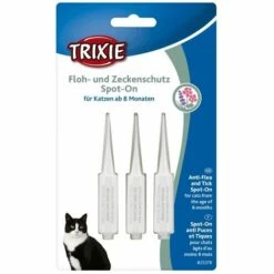 TRIXIE Anti-puces Et Tiques Spot-on, Chats, 3 × 1 Ml