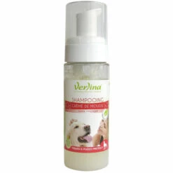 Shampooing Naturel Chien Crème De Mousse : Protection Tiques Et Puces 150ml VERLINA