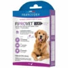 4 Pipettes Anti Puces Fiprovet Duo Pour Chien 20 A 40 Kg - Francodex