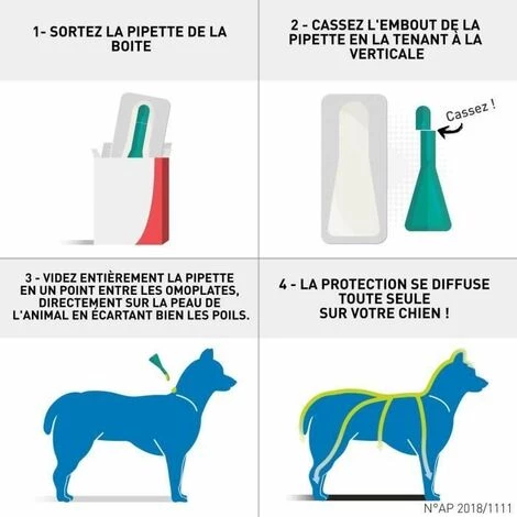 MERIAL Frontline Combo Chien 10/20 Kg Boite De 6 Pipettes Anti-puces Et Tiques 3 MERIAL Frontline Combo Chien 10/20 Kg Boite De 6 Pipettes Anti-puces Et Tiques – Image 3