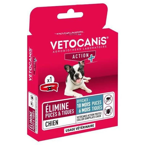 LES TENDANCES VETOCANIS Collier Anti-puces Et Anti-tiques Pour Petit Chien Jusqu'a 10 Kg 1 LES TENDANCES VETOCANIS Collier Anti-puces Et Anti-tiques Pour Petit Chien Jusqu'a 10 Kg