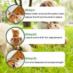 Collier Antiparasitaire Pour Chiens, Collier Anti-Puces Et Anti-Tiques Pour Chiens,Tiques Collier Anti-puces Et Anti-tiques Ajustable Et Imperméable 8 Mois Protection Taille Unique Fontainebleau -Anti-puces, anti-parasitaires et soins pour chien Soldes 51245265 3