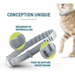 Chat - Collier Anti-Puces Et Anti-Tiques Pour Chats Anti Puces Pour Chat Naturel Anti Tiques Pour Chats Fontainebleau -Anti-puces, anti-parasitaires et soins pour chien Soldes 51246368 3