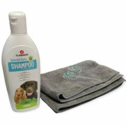 Shampoing A L'herbe, 300 Ml Et Serviette Microfibre Pour Chien - Animallparadise