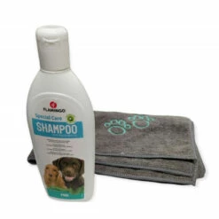 Shampoing Au Pin 300ml Pour Chien Et Serviette En Microfibre. - Animallparadise -Anti-puces, anti-parasitaires et soins pour chien Soldes 51740238 4