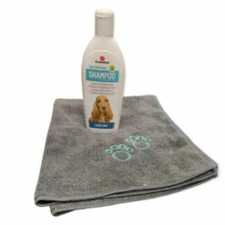 Shampoing 300ml, Spécial Poil Long, Pour Chien, Et Une Serviette Microfibre. - Animallparadise -Anti-puces, anti-parasitaires et soins pour chien Soldes 51740251 4