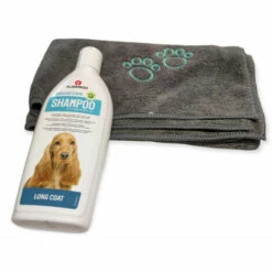 Shampoing 300ml, Spécial Poil Long, Pour Chien, Et Une Serviette Microfibre. - Animallparadise -Anti-puces, anti-parasitaires et soins pour chien Soldes 51740251 5