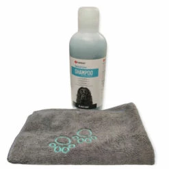 Shampoing Spécial Pelage Foncé 1litre Et Serviette En Microfibre Pour Chien - Animallparadise -Anti-puces, anti-parasitaires et soins pour chien Soldes 51740255 4