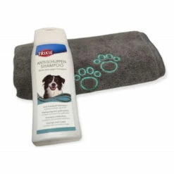 Shampoing Antipelliculaire, 250 Ml Et Serviette Microfibre, Pour Chien. - Animallparadise -Anti-puces, anti-parasitaires et soins pour chien Soldes 51740382 4