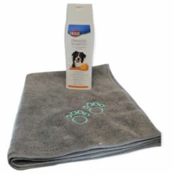 Shampoing 250ml à L'orange Et Serviette En Microfibre Pour Chien. - Animallparadise -Anti-puces, anti-parasitaires et soins pour chien Soldes 51740389 3