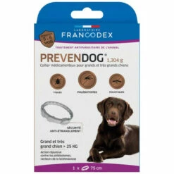 Collier Antiparasitaire Prevendog Pour Grands Chiens Jusqu'à 25 KG. - Francodex