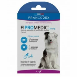 4 Pipettes Fipromedic 134 Mg Pour Chiens De 10 Kg à 20 Kg Antiparasitaire - Francodex 7 4 Pipettes Fipromedic 134 Mg Pour Chiens De 10 Kg à 20 Kg Antiparasitaire - Francodex -Anti-puces, anti-parasitaires et soins pour chien Soldes 51741970 3