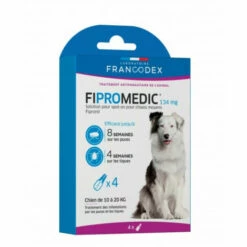 4 Pipettes Fipromedic 134 Mg Pour Chiens De 10 Kg à 20 Kg Antiparasitaire - Francodex 8 4 Pipettes Fipromedic 134 Mg Pour Chiens De 10 Kg à 20 Kg Antiparasitaire - Francodex -Anti-puces, anti-parasitaires et soins pour chien Soldes 51741970 4