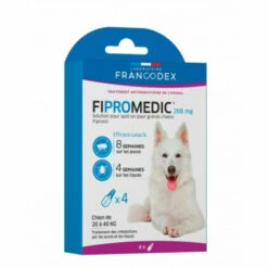 4 Pipettes Fipromedic 268 Mg Pour Chiens De 20 Kg à 40 Kg Antiparasitaire - Francodex 7 4 Pipettes Fipromedic 268 Mg Pour Chiens De 20 Kg à 40 Kg Antiparasitaire - Francodex -Anti-puces, anti-parasitaires et soins pour chien Soldes 51741977 3