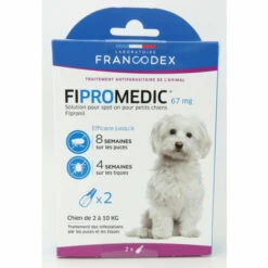 2 Pipettes Fipromedic 67 Mg Pour Petits Chiens De 2 Kg à 10 Kg Antiparasitaire - Francodex