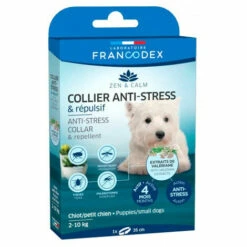 Collier Anti-Stress Et Répulsif Pour Chiots Et Petits Chiens De 2 Kg à 10 Kg. - Francodex
