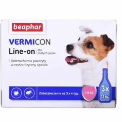 BEAPHAR VERMICON LINE-ON DOG S PIPETTES ANTI-PUCES ET ANTI-TIQUES POUR ANIMAUX DE COMPAGNIE (11902)