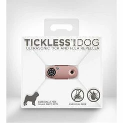 TICKLESS MINI - RÉPULSIF RECHARGEABLE ULTRASON ANTI-TIQUES ET PUCES POUR ANIMAUX DE COMPAGNIE - OR ROSE 65397