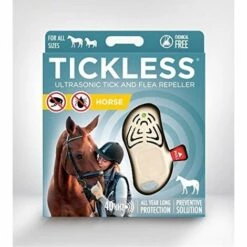 TICKLESS HORSE RÉPULSIF ULTRASON ANTI-TIQUES ET PUCES - BEIGE 65404