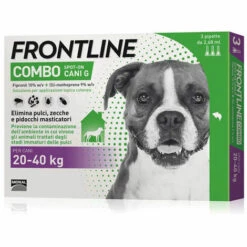Combo Frontline Pour Grands Chiens 20/40 Kg Paquet De 3 Pipettes