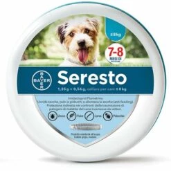Seresto Bayer Collier Anti-puces Et Antitiques Pour Chiens Jusqu'à 8 Kg