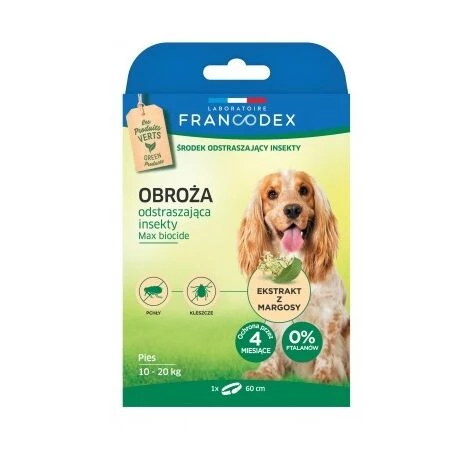 FRANCODEX FR179172 COLLIER POUR CHIENS ET CHATS CHIEN COLLIER ANTI-TIQUE ET ANTI-PUCES 2 FRANCODEX FR179172 COLLIER POUR CHIENS ET CHATS CHIEN COLLIER ANTI-TIQUE ET ANTI-PUCES – Image 2