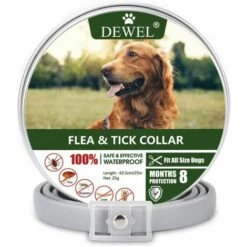 PERLE RARE Collier Anti-puces Et Anti-tiques Pour Chiens Et Chats - 63 Cm - Réglable Et étanche