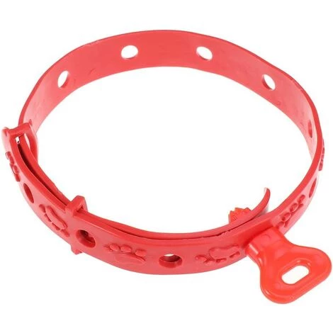 SUPERMARKET Collier Anti Puces Et Tiques Pour Chien Ou Chat Collier Antiparasitaire Collier Contre Les Moustiques Réglable,Superma,rouge,42cm 3 SUPERMARKET Collier Anti Puces Et Tiques Pour Chien Ou Chat Collier Antiparasitaire Collier Contre Les Moustiques Réglable,Superma,rouge,42cm – Image 3