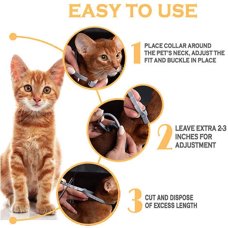 SUPERMARKET Collier Antiparasitaire Pour Chiens Et Chats, Collier Anti-Puces Et Anti-Tiques Ajustable Et ImperméAble, 8 Mois Protection En SéCurité IngréDients Control Pour Petit Moyen Grand Chat,Superma,gris,38cm 4 SUPERMARKET Collier Antiparasitaire Pour Chiens Et Chats, Collier Anti-Puces Et Anti-Tiques Ajustable Et ImperméAble, 8 Mois Protection En SéCurité IngréDients Control Pour Petit Moyen Grand Chat,Superma,gris,38cm – Image 4