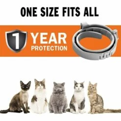Betterlife Anti-allergie Colliers Anti-puces Et Tiques Pour Chiens Chats Tractive Collier Pour Chat Réglable Collier Antiparasitaire Pour 8 Mois De Protection (39cm) -Anti-puces, anti-parasitaires et soins pour chien Soldes 55053628 3