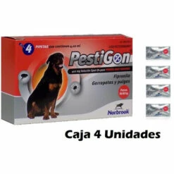 Box 4 Pipetas Pestigon Dogs 40-60kg Anti-puces Et Tiques