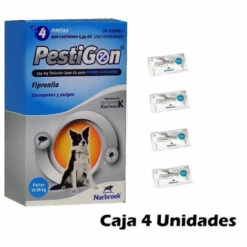Boîte 4 Pipettes Pestigon Chiens 10-20kg Anti-puces Et Coche