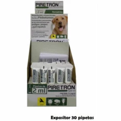 PIRETRON Pipettes Antiparasitaires De Pir_tron Pour Chiens Moyens Ou Grands (+15 Kg) Anti-puces, Ticks Et Flebotoms - 30 Pipettes