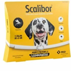 MSD Collier Antiparasitaire SCALIBOR Pour Grands Chiens - Leishmaniose Sp_ciale - 65 Cm