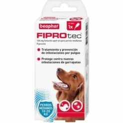 BEAPHAR Pipette Antiparasitaire Behartec Spot Sur Des Chiens Moyens (10-20 Kg) - 1 Pipette