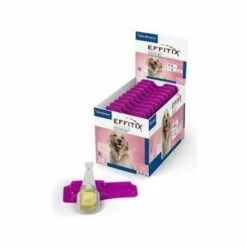 VIRBAC Pipettes Effitix L Pour Les Gros Chiens (20 š 40 Kg) Anti-parasites, Puces, Tick Et Flebotoms - Exposant 24 Pipettes