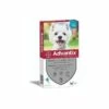 BAYER Advantix Tuyaux Anti-parasitos, Puces Et Tiques Pour Petits Chiens (4-10 Kg) - 4 Pipettas X 1 Ml