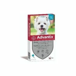 BAYER Advantix Tuyaux Anti-parasitos, Puces Et Tiques Pour Petits Chiens (4-10 Kg) - 4 Pipettas X 1 Ml