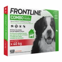 BOEHRINGER INGELHEIM 6 Pipettes Frontline Combo Pour Chiens G_ants (+40 Kg) Anti-puces Et Tiques FIPRONIL 4.02 Ml