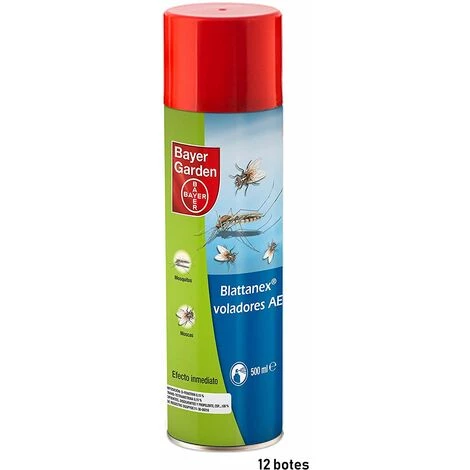 Bayer Garden Blattanex Flying AE Insecticide Fleurs, Moustiques Et Insectes Volants Courants Effet Imm_diat - Box 12 X 500 Ml 1 Bayer Garden Blattanex Flying AE Insecticide Fleurs, Moustiques Et Insectes Volants Courants Effet Imm_diat - Box 12 X 500 Ml