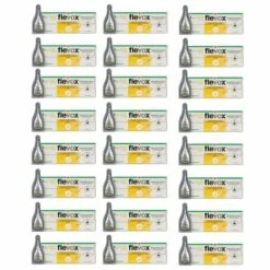 Pipettes Flevox Pour Chiens 2-10 Kg Anti-puces Et Ticks 24 Pipettes