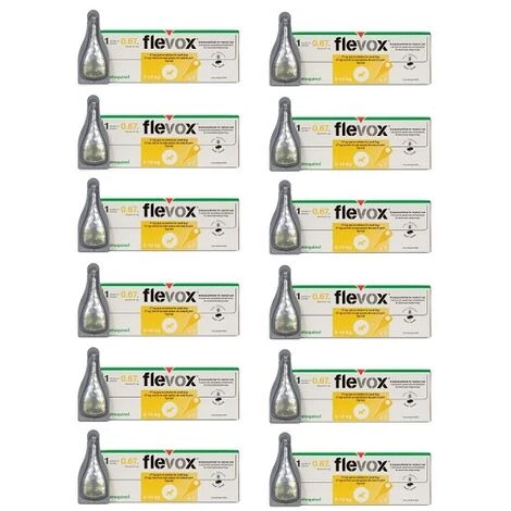 Pipettes Flevox Pour Chiens 2-10 Kg Anti-puces Et Tiques 12 Pipettes 1 Pipettes Flevox Pour Chiens 2-10 Kg Anti-puces Et Tiques 12 Pipettes