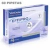 VIRBAC Effipro Spot Sur 60 Pipettes Antiparasitic 134 Mg Pour Chiens Moyens